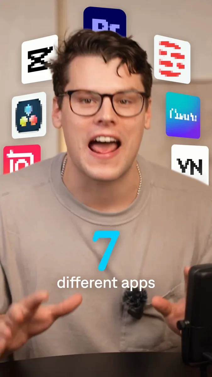 Cole social ad opening with animated app graphics